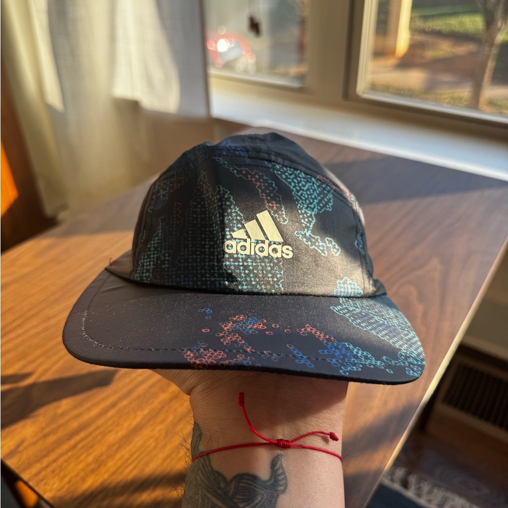 Adidas Black Cap with Colorful Design